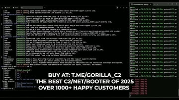 Gorilla BOTNET FULL SHOWCASE | BEST C2/BOTNET 2025 | BEST BYPASS | IP STRESSER | BUY DDOS | BEST