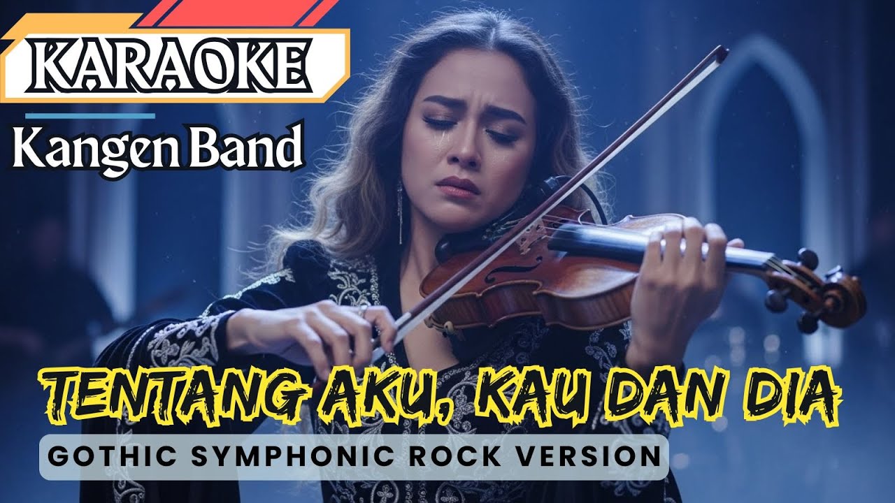 KARAOKE Versi Violin 🎤 Tentang Aku, Kau dan Dia – Kangen Band 🔥 (JetStar10)