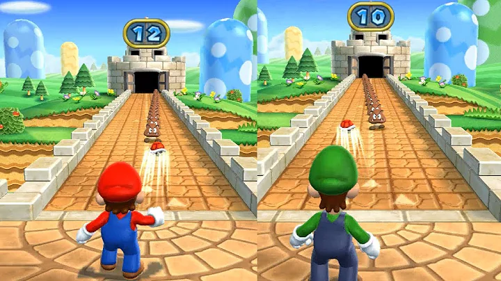 Mario Party 9 Step It Up - Mario vs Luigi Master D...