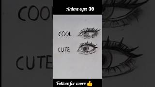 eye tutorial👀✨#sketch #drawing #art #viral #eyes #animeeyedrawing #draw #cute #shorts #tutorial