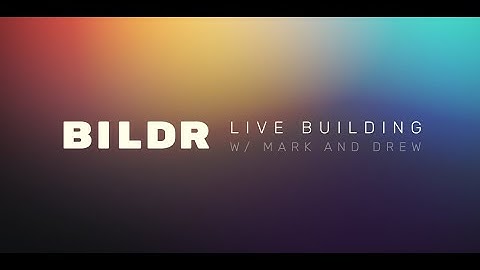 How to Build a Responsive Menu in Bildr - Live Building with Drew & Mark 11/30 🖌