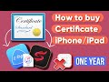 How to buy Certificate For Esign/Scarlet Or Any IPA File | Certificate For iPhone iPad