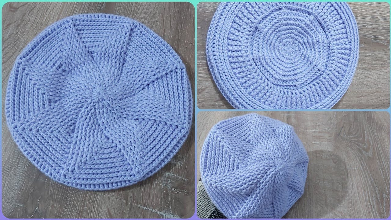 Tığ İşi Yıldız Şapka Yapımı/ Örgü Şapka Bere Modelleri #75