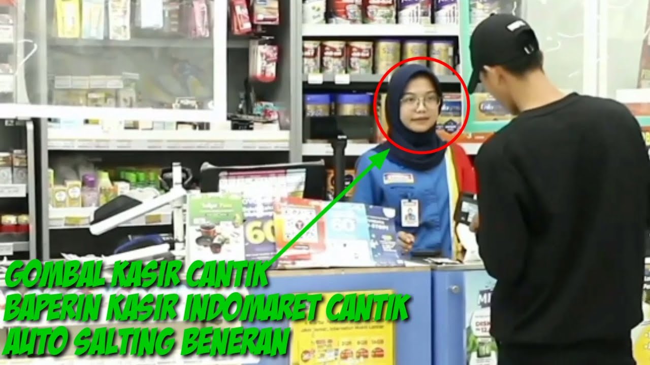 PRNK GOMBAL WANITA CANTIK & NEMBAK KASIR INDOMARET DITERIMA❗