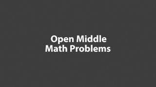 Famous Open Middle Math Problems Net Worth