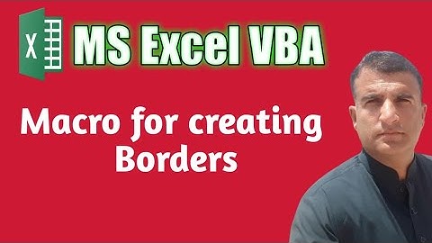 Excel VBA borders