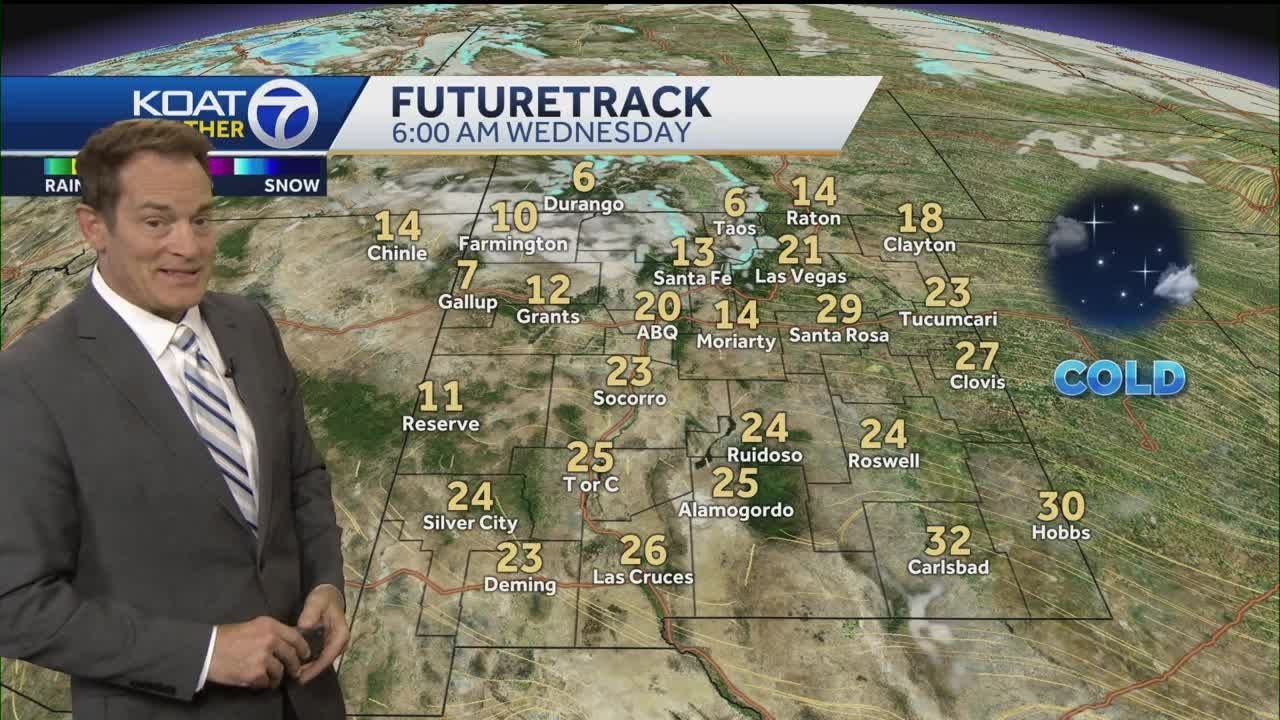 One winter storm exits and another takes aim for New Mexico - YouTube