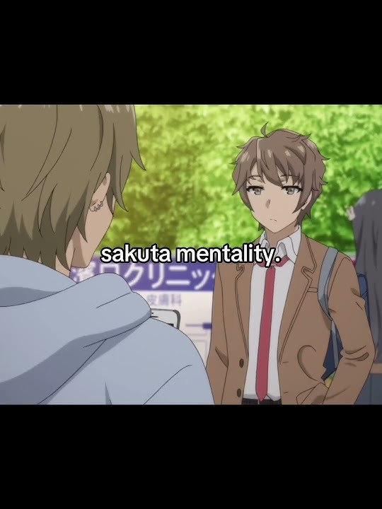 sakuta being sakuta 🗿 | #anime #shorts #bunnygirlsenpaiedit #romanceanime #bunnygirlsenpai