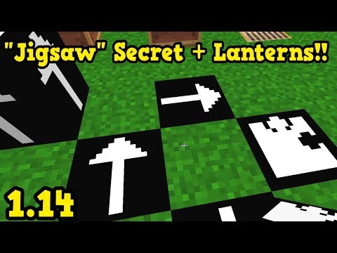minecraft-1.14---new-jigsaw-block,-lanterns-&-pillager-nerf