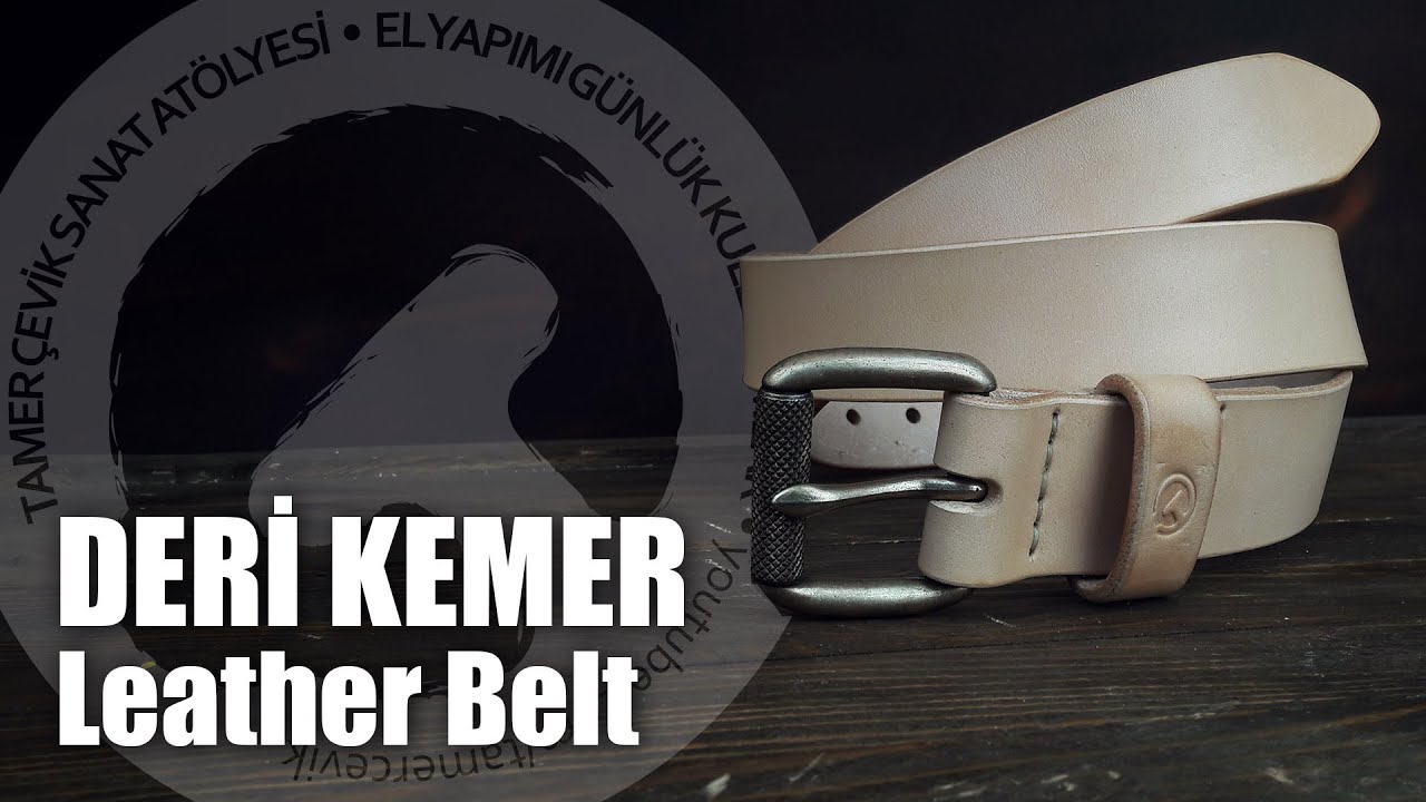 SEPİCİ DERİ KEMER YAPIYORUZ | Diy Leather Belt BEDAVA KALIP PDF / FREE PATTERN