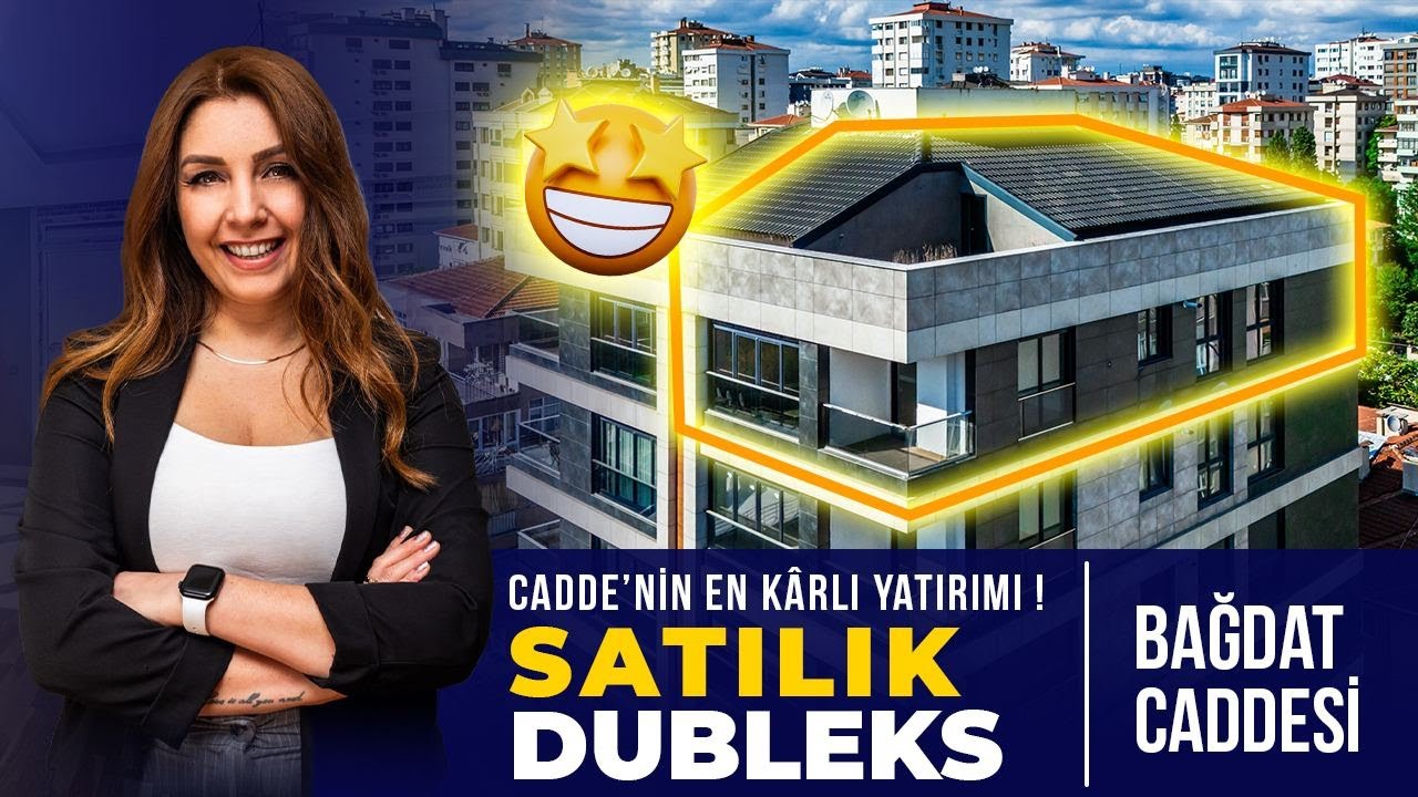Kadıköy Bağdat Caddesi Üzerinde Satılık Dubleks Daire/  Cansu Gürdil Feneryolu Dubleks Ev Turu Vlog