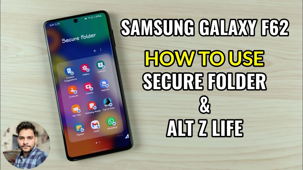 Samsung Galaxy F62 : How To Use Secure Folder \u0026 Alt Z Life On Your Phone?