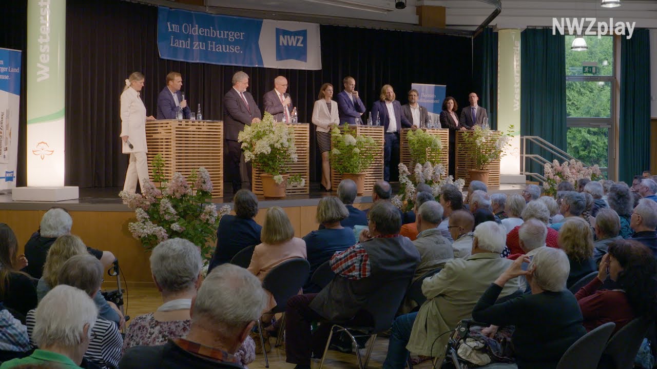 Ammerland NWZPodiumsdiskussion zu Bundestagswahl 2017 YouTube