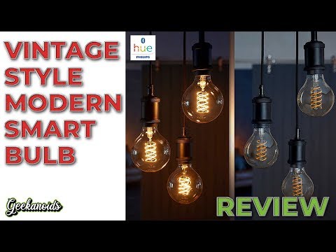 New Philips Hue Filament Smart Light Bulbs