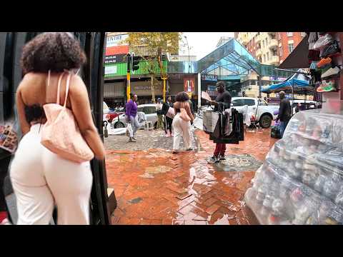 Yeoville vs Hillbrow 🇿🇦 | Walking Joburg in the Rain