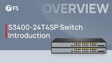 S3400-24T4SP  PoE+ Switch Overall Introduction | FS