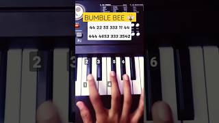 Bumble Bee (Piano Tutorial) #tiktok #viral #shorts