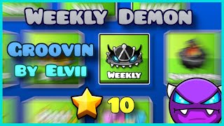 Weekly Demon #3 - Groovin by Elvii (Easy Demon)
Pretty cool easy demon made in glow design, gameplay is nothing special, but its actually enjoyable, gg :)
Level: Groovin
Creator: Elvii
Music: Lockyn - Intrinsic
ID: 58917390 Weekly Demon #3 - Groovin by Elvii (Easy Demon)