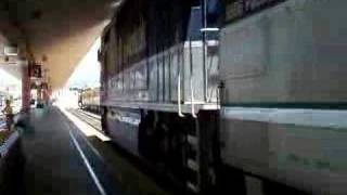 Amtrak California Leaving Union Station L.A