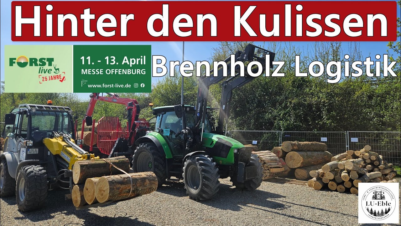 Hinter den Kulissen - Brennholz Logistik | ForstLive 2025 | Brennholz Spitzmüller