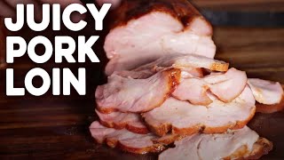 Smoked Pork Loin Recipe - How to Smoke JUICY Pork Loin