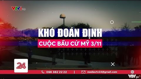 Kết quả khó đoán định trước "giờ G" bầu cử Tổng thống Mỹ năm 2020 | VTV24