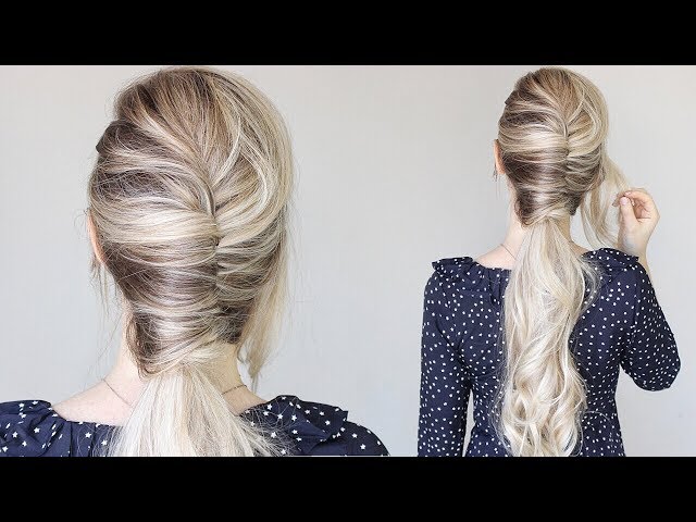 How to: EASY French Twist Ponytail