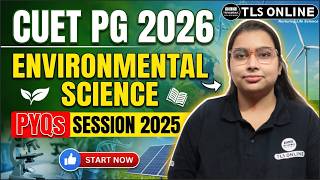 𝐂𝐔𝐄𝐓 𝐏𝐆 𝟐𝟎𝟐𝟔 | 𝐄𝐧𝐯𝐢𝐫𝐨𝐧𝐦𝐞𝐧𝐭𝐚𝐥 𝐒𝐜𝐢𝐞𝐧𝐜𝐞 𝐏𝐫𝐞𝐯𝐢𝐨𝐮𝐬 𝐘𝐞𝐚𝐫 𝐐𝐮𝐞𝐬𝐭𝐢𝐨𝐧𝐬 (𝐏𝐘𝐐𝐬)