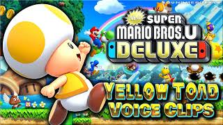 All Yellow Toad Voice Clips New Super Mario Bros. U Deluxe Lines Nintendo Switch