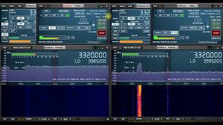 SDRPlay RSPduo Radio Sonder Grense 3320 kHz swamped by QRM on random wire audio 