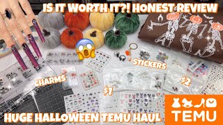 HUGE TEMU HALLOWEEN NAIL SUPPLY HAUL *HONEST REVIEW* TRYING AFFORDABLE NAIL PRODUCTS FROM TEMU screenshot 1