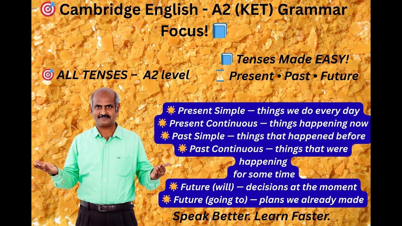 Cambridge English: Key English Test - KET - A2- CEFR - Basic Grammar ...