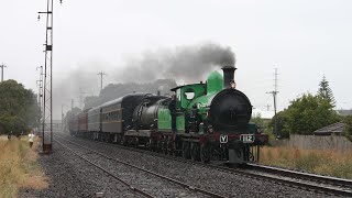 Steamrail Victoria Y Not Try Again Suburban Tour with Y112 & T356
