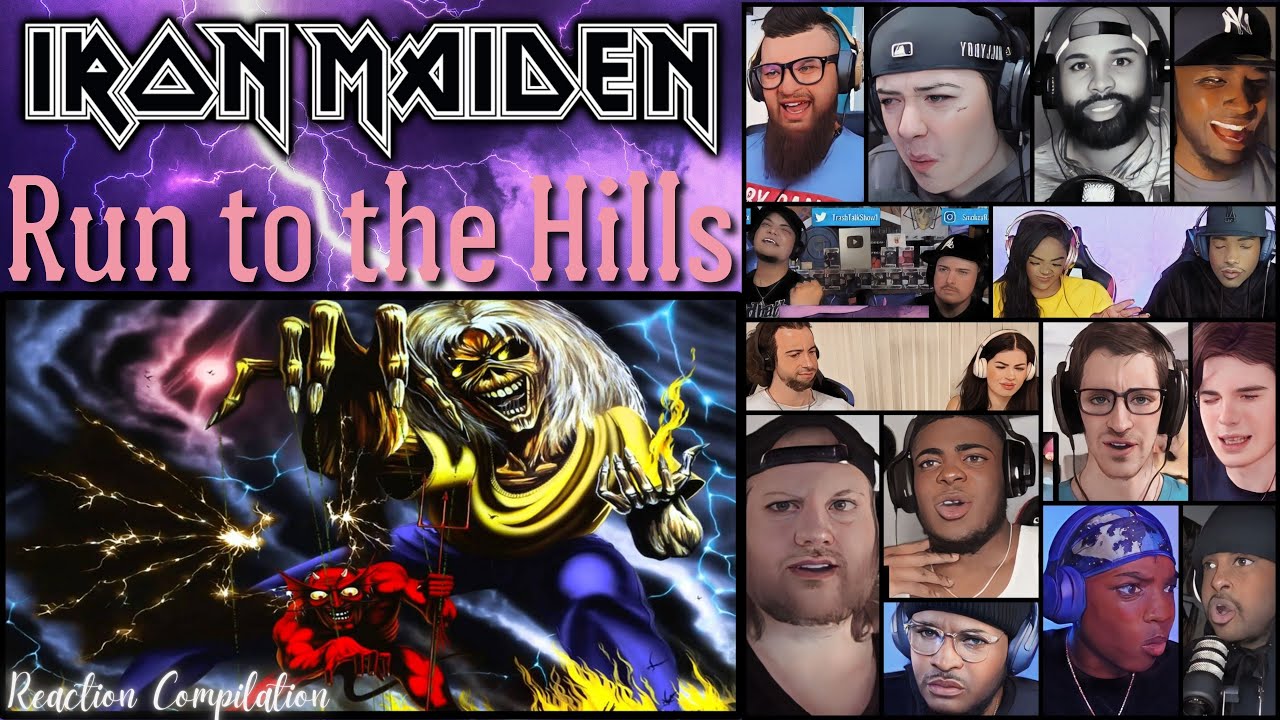 REACTION COMPILATION | Iron Maiden - Run to the Hills | First Time Mashup REACTION COMPILATION | Iron Maiden - Run to the Hills | First Time Mashup