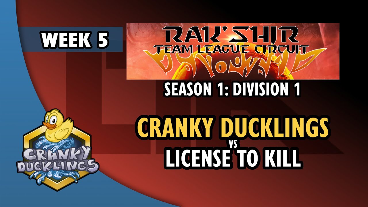 CranKy Ducklings vs License to Kill | Rak'Shir League Season 1 - Week 5 | StarCraft 2 Team League