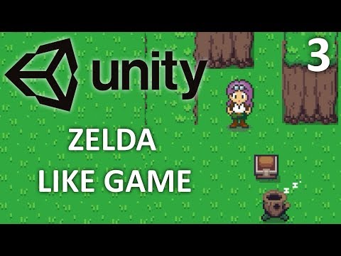 Unity Zelda-like Game #3 (Doors and Keys)
