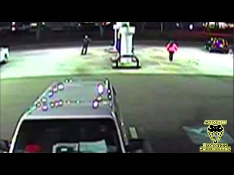 Gas Station Mugging Caught on Camera | Active Self Protection