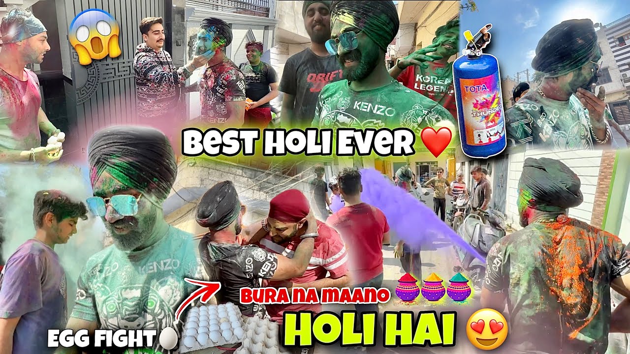 HOLI CELEBRATION 2023🔥 | Bura Na Maano *Holi Hai*😍 | w/@PRITNAVLOGS @jashanjoura @princevlogs6700