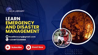 Emergency and Disaster Management (Conflict Case Studies)
