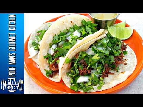 Street Tacos - Cabeza Slow Cooker Recipe - PoorMansGourmet