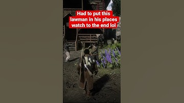 The kick at the end got me 😂 #shorts #rdr2 #redm #fivem #gta5