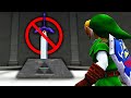 How i beat ocarina of time with no sword