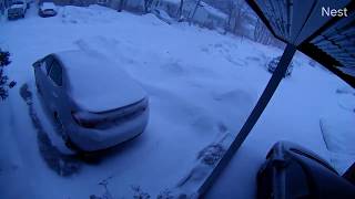 St. John's Resident Captures Timelapse of Snow Covering His Car