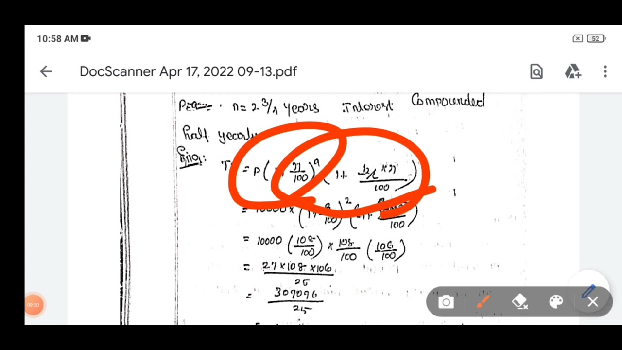 Simple And Compound Interest Answer Key YouTube