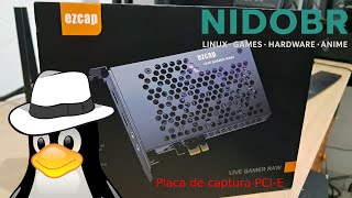 Placa de captura no Linux - Ezcap 324B PCI-E #linux #pcismo