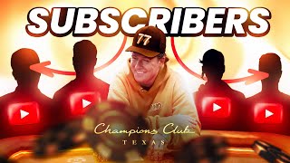 Wolfgang's Subscribers Challenge Him To $5/$5! Champions Club Livestream