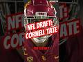 Cornell Tate Set to Dominate as Top NFL Draft Pick