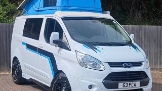 FOR SALE:- 2016 (16) Ford Transit Custom 2.2 TDCi 270 Limited Camper Conversion, Video Walkaround. 