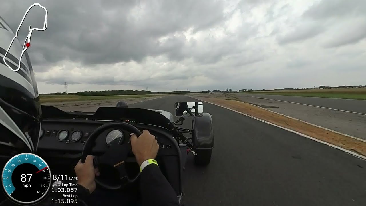Caterham 7 1.8 K-Series, Blyton Park Outer Circuit 26/07/2025 (2 Camera Angles)