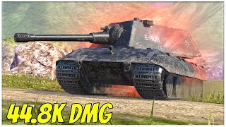 BIG BOSS E 100 ● 44.8K DMG ● WoT Blitz screenshot 5